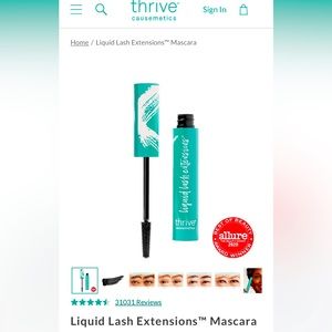 Thrive Liquid Lash Extensions Mascara (new, never opened)